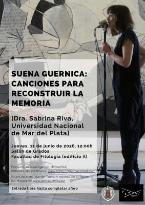 Conferencia de Sabrina Riva (UNMdP): "Suena Guernica: canciones para reconstruir la memoria"